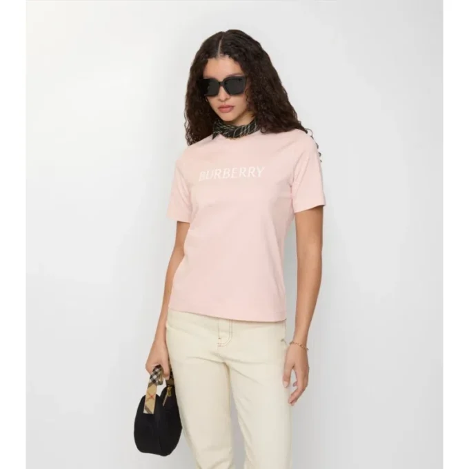 T-shirt in cotone con logo