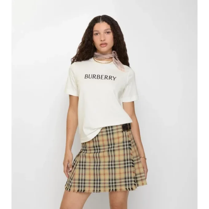 T-shirt in cotone con logo