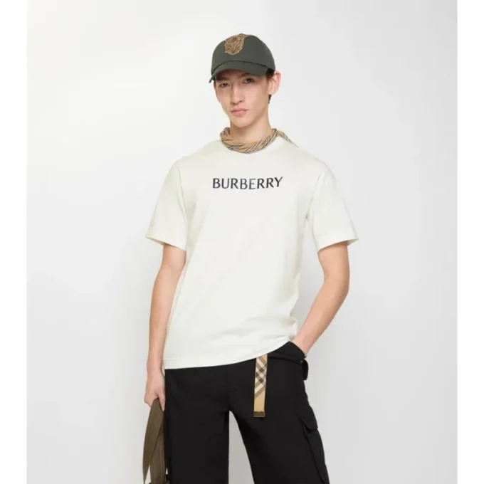 T-shirt in cotone con logo