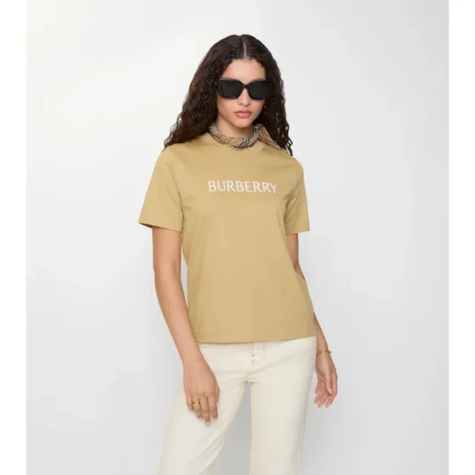 T-shirt in cotone con logo