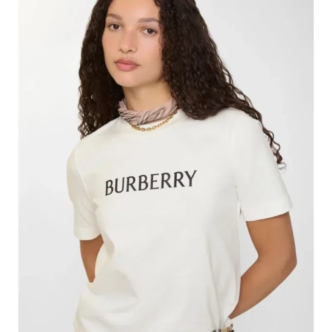 T-shirt in cotone con logo