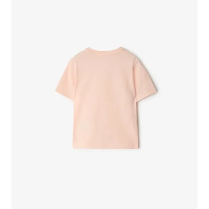 T-shirt in cotone con logo a forma di ombrello