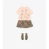 T-shirt in cotone con logo a forma di ombrello