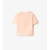 T-shirt in cotone con logo a forma di ombrello