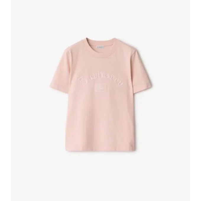 T-shirt in cotone con logo gotico