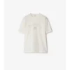 T-shirt in cotone con logo gotico