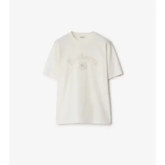 T-shirt in cotone con logo gotico
