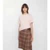 T-shirt in cotone con logo gotico