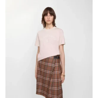 T-shirt in cotone con logo gotico