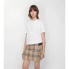 T-shirt in cotone con logo gotico