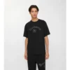 T-shirt in cotone con logo gotico
