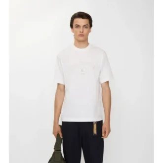 T-shirt in cotone con logo gotico