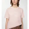 T-shirt in cotone con logo gotico