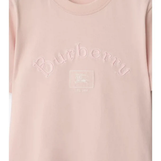 T-shirt in cotone con logo gotico