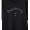 T-shirt in cotone con logo gotico