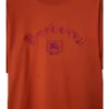T-shirt in cotone con logo gotico