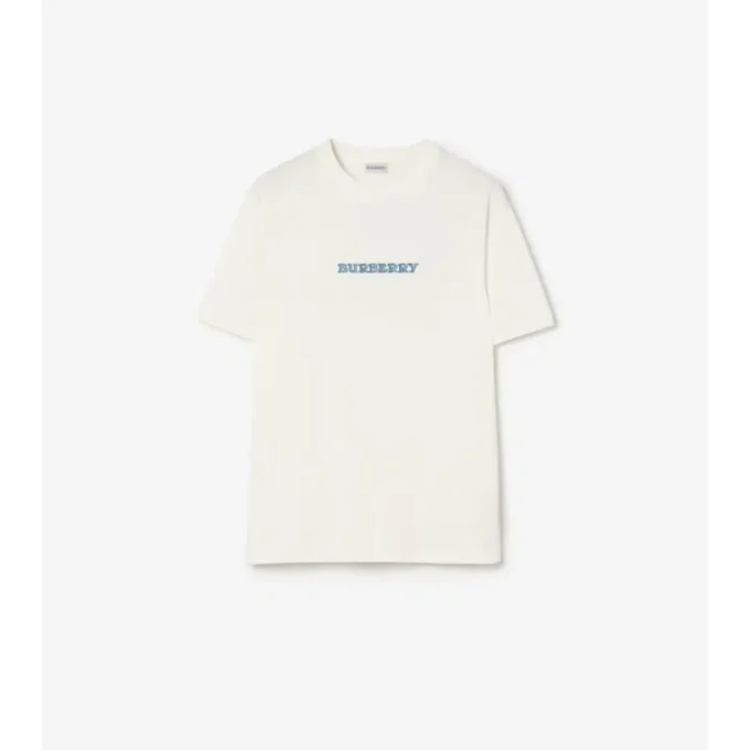 T-shirt in cotone con logo Heritage