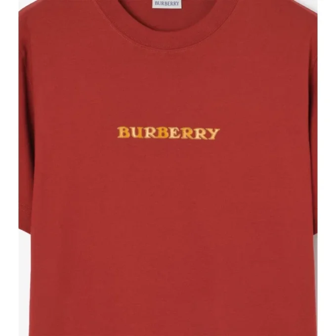 T-shirt in cotone con logo Heritage