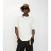 T-shirt in cotone con logo in corsivo a quadri