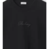 T-shirt in cotone con logo in corsivo a quadri