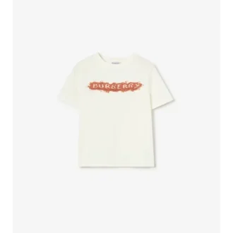 T-shirt in cotone con logo Sandy