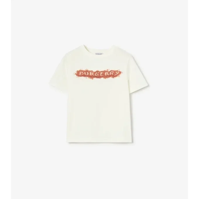 T-shirt in cotone con logo Sandy