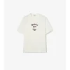 T-shirt in cotone con motivo a quadri