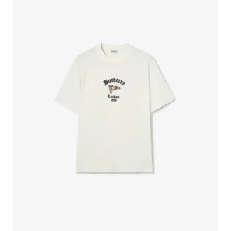 T-shirt in cotone con motivo a quadri