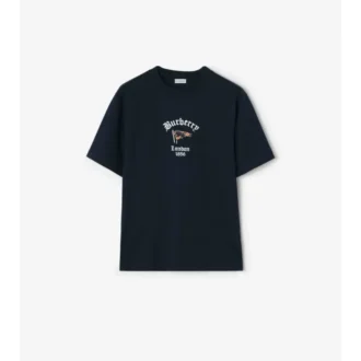 T-shirt in cotone con motivo a quadri