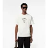 T-shirt in cotone con motivo a quadri