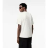 T-shirt in cotone con motivo a quadri