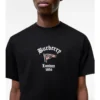 T-shirt in cotone con motivo a quadri