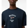 T-shirt in cotone con motivo a quadri