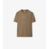 T-shirt in cotone con motivo a quadri EKD