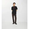 T-shirt in cotone con motivo a quadri EKD