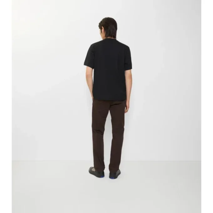 T-shirt in cotone con motivo a quadri EKD