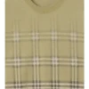 T-shirt in cotone con motivo a quadri sfumato