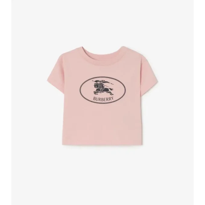 T-shirt in cotone con motivo Knight Stamp