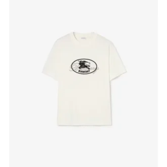 T-shirt in cotone con motivo Knight Stamp