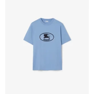 T-shirt in cotone con motivo Knight Stamp