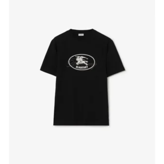 T-shirt in cotone con motivo Knight Stamp