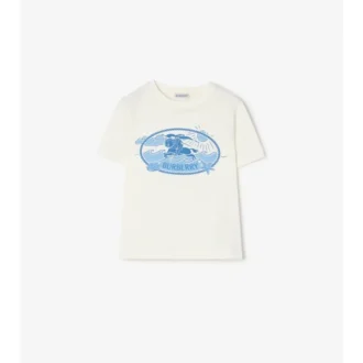 T-shirt in cotone con motivo Knight Stamp