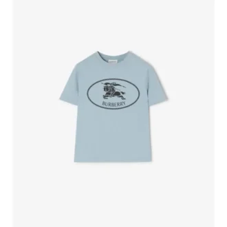 T-shirt in cotone con motivo Knight Stamp