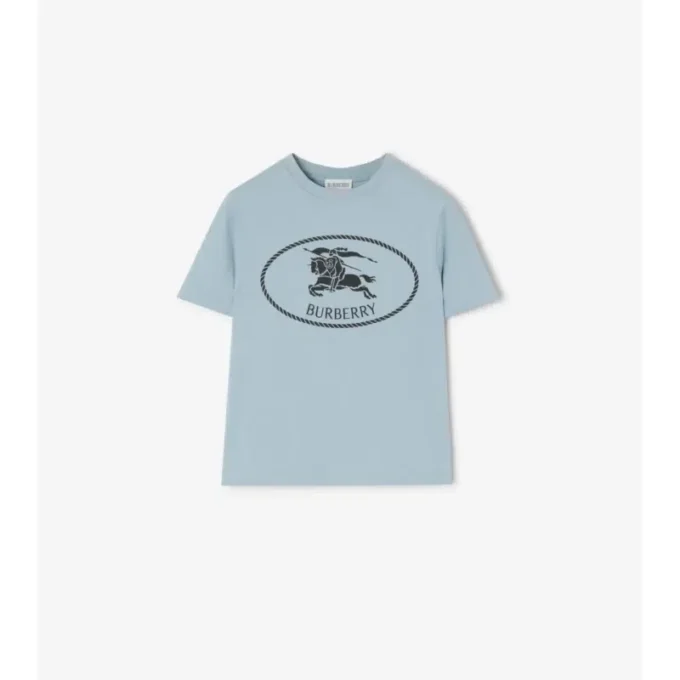 T-shirt in cotone con motivo Knight Stamp