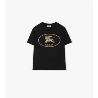 T-shirt in cotone con motivo Knight Stamp