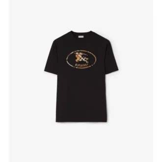 T-shirt in cotone con motivo Knight Stamp