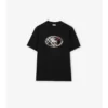 T-shirt in cotone con motivo Knight Stamp