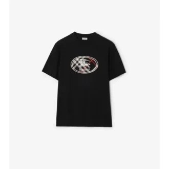 T-shirt in cotone con motivo Knight Stamp