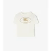 T-shirt in cotone con motivo Knight Stamp