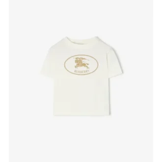 T-shirt in cotone con motivo Knight Stamp
